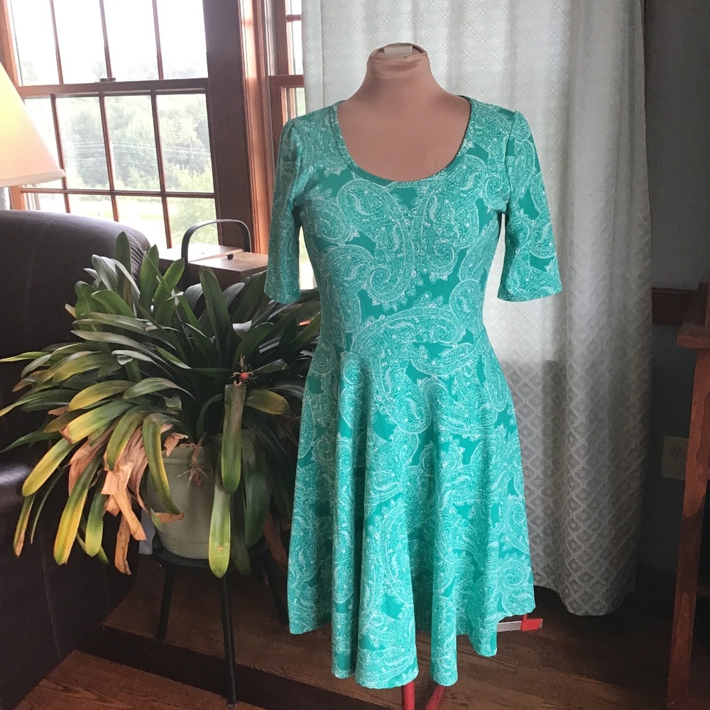 Lularoe Nicole, Jade Green, XL